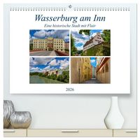 Produktbild: Wasserburg am Inn (hochwertiger Premium Wandkalender 2026 DIN A2 quer), Kunstdruck in Hochglanz