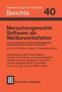 Produktbild: Menschengerechte Software als Wettbewerbsfaktor