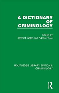 Produktbild: A Dictionary of Criminology