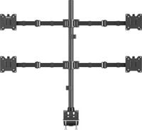 Produktbild: SpeaKa Professional SP-MM-541 Monitor-Tischhalterung 4 Display(s) 43,2cm (17\") - 88,9cm (35\") Schwarz Drehbar, H&ouml;henverstellbar