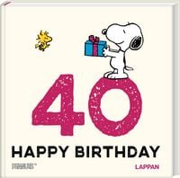 Produktbild: Peanuts Geschenkbuch: Happy Birthday zum 40. Geburtstag