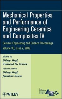 Produktbild: Mechanical Properties and Performance of Engineering Ceramics and Composites IV, Volume 30, Issue 2