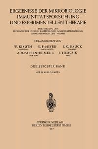 Produktbild: Ergebnisse der Mikrobiologie, Immunit&auml;tsforschung und experimentellen Therapie