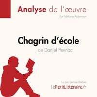 Produktbild: Chagrin d'&eacute;cole de Daniel Pennac (Fiche de lecture)