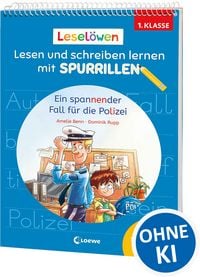 Produktbild: Lesel&ouml;wen - Lesen und schreiben lernen mit Spurrillen - Ein spannender Fall f&uuml;r die Polizei