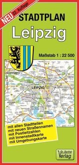 Bild vom Artikel Stadtplan Leipzig 1 : 22 500 vom Autor Verlag Barthel