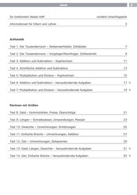 Mathe-Tests 3. Klasse