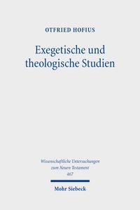 Produktbild: Hofius, O: Exegetische und theologische Studien