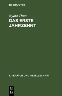 Produktbild: Das erste Jahrzehnt