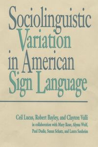 Produktbild: Sociolinguistic Variation in American Sign Language