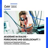 Produktbild: Wissenschaftsbarometer 2022: Vertrauen, Interesse, Information