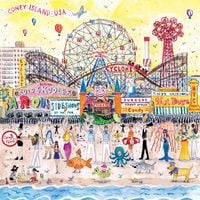 Produktbild: Michael Storrings Summer at the Amusement Park 500 Piece Puzzle