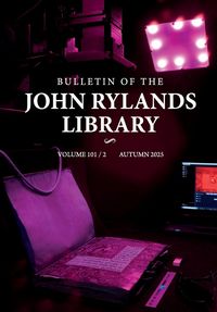 Produktbild: Bulletin of the John Rylands Library 101/2