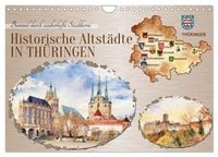 Produktbild: Historische Altst&auml;dte in Th&uuml;ringen (Wandkalender 2027 DIN A4 quer), CALVENDO Monatskalender
