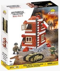 Produktbild: COBI Historical Collection 2680 - Goliath Tracked Mine From Warsaw Uprising, WWII, Bausatz 1:28, 311+2 Klemmbausteine