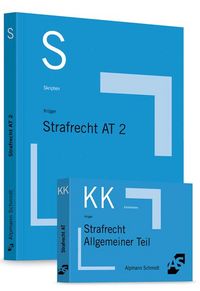 Produktbild: Bundle Kr&uuml;ger/Sch&auml;ffer, Skript Strafrecht AT 2 + Rei&szlig;, Karteikarten Strafrecht AT