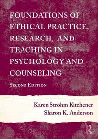Produktbild: Foundations of Ethical Practice, Research, and Teaching in Psychology and Counseling