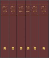 Bild vom Artikel Hauptwerke in sechs Bänden vom Autor Georg Wilhelm Friedrich Hegel