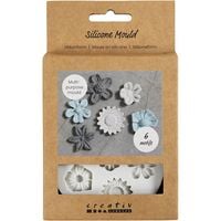 Produktbild: Creativ Company Silikonform, Blume, H 0,5 cm, L 1,5-2,5 cm, 1 Stk
