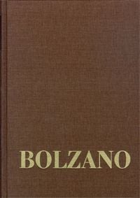 Produktbild: Bernard Bolzano Gesamtausgabe / Reihe III: Briefwechsel. Band 3,1: Briefe an Franti&scaron;ek Př&iacute;honsk&yacute; 1824&ndash;1835