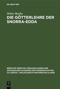 Produktbild: Die G&ouml;tterlehre der Snorra-Edda