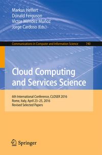 Produktbild: Cloud Computing and Services Science