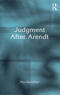 Produktbild: Judgment After Arendt
