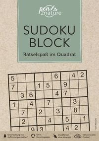 Produktbild: Sudoku-Block: R&auml;tselspa&szlig; im Quadrat