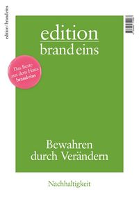 Produktbild: Edition brand eins: Nachhaltigkeit
