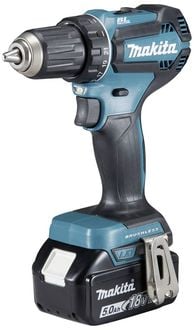 Produktbild: Makita DDF485RTJ Akku-Bohrschrauber 18 V 5.0 Ah inkl. 2. Akku, inkl. Ladeger&auml;t, inkl. Koffer