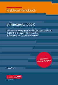 Bild vom Artikel Praktiker-Handbuch Lohnsteuer 2023 vom Autor 