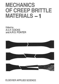 Produktbild: Mechanics of Creep Brittle Materials 1