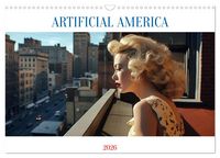 Produktbild: Artificial America (Wandkalender 2026 DIN A3 quer), CALVENDO Monatskalender