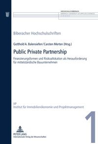 Produktbild: Public Private Partnership
