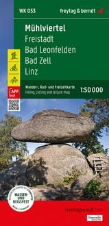 Produktbild: Freytag & berndt Wanderkarte WK 053 M&uuml;hlviertel, Freistadt - Bad Leonfelden - Bad Zell - Linz 1:50.000