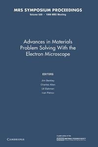 Produktbild: Advances in Materials Problem Solving with the Electron Microscope