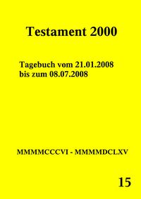 Produktbild: Testament 2000 Band 15