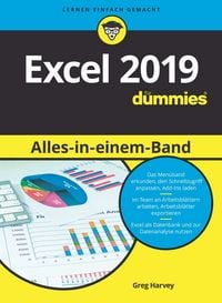 Produktbild: Excel 2019 Alles in einem Band f&uuml;r Dummies