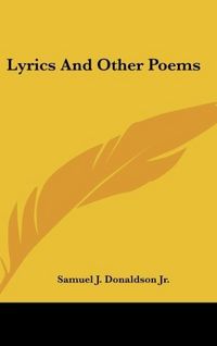 Produktbild: Donaldson Jr., S: Lyrics And Other Poems