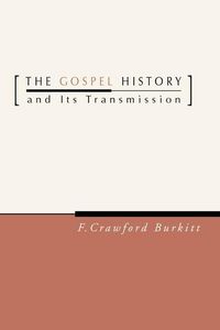 Produktbild: The Gospel History and Its Transmission