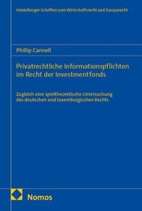 Produktbild: Privatrechtliche Informationspflichten im Recht der Investmentfonds