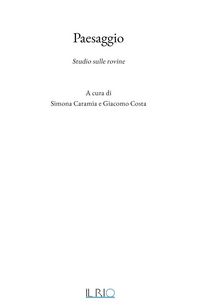 Produktbild: Paesaggio. Studio sulle rovine