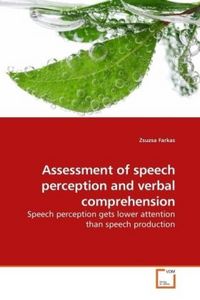 Produktbild: Farkas, Z: Assessment of speech perception and verbal compre