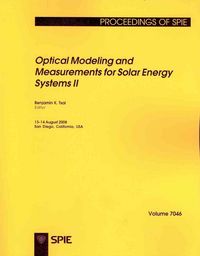 Produktbild: Optical Modeling and Measurements for Solar Energy Systems II