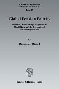Produktbild: Global Pension Policies.