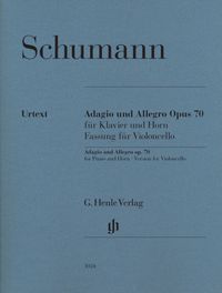 Produktbild: Robert Schumann - Adagio und Allegro op. 70 f&uuml;r Klavier und Horn