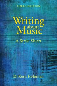 Produktbild: Writing about Music
