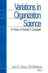 Produktbild: Variations in Organization Science