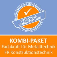 Produktbild: Kombi-Paket Fachkraft f&uuml;r Metalltechnik FR Konstruktionstechnik - Basis + Wiso Lernkarten
