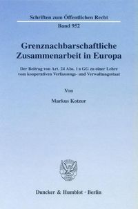 Produktbild: Grenznachbarschaftliche Zusammenarbeit in Europa.